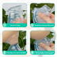 Manual Breast Pump, Food Grade Silicone Breast Pump for Beastfeeding with Lid , 100 ML
