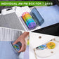 Pill Organizer 2 Times A Day Travel Weekly Pill Box 7 Day AM/PM Pill Organizer, Large Pop-Out Compartments, Rainbow