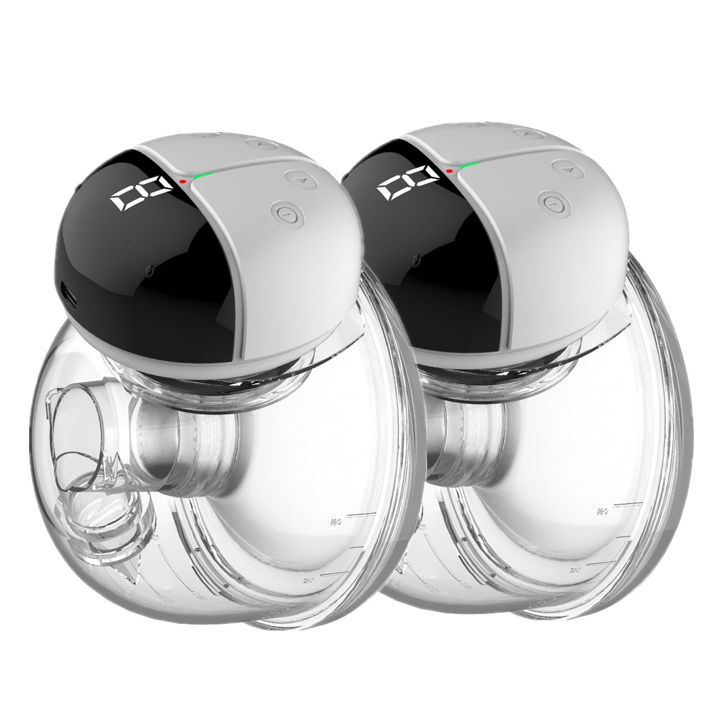 Double Wearable Breast Pump, Electric Hands-Free Breast Pumps with 2 Modes, 9 Levels - 24mm