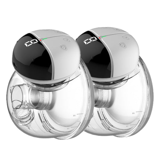 Double Wearable Breast Pump, Electric Hands-Free Breast Pumps with 2 Modes, 9 Levels - 24mm