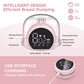 Yadala Wearable Breast Pump Hands Free - Portable Wireless Breast Pump Electric with 3 Mode & 9 Levels, Silicone Breastfeeding Breastpump Can Be Worn in-Bra, Low Noise & Painless with Massage 24mm