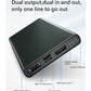 Golego Mini Portable Power Bank 10000mAh Power Bank USB C PD QC3.0 Two-way Fast Charging ,Black