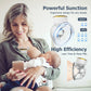 Electric Wearable Breast Pump, Double Portable Wireless Hands-Free Milk Pump with 3 Modes,9 Levels