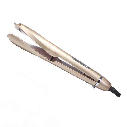 Yadala Curling Iron, Twist Hair Straightener and Curler 2 in 1, Negative Ion Curling Iron with Adjustable Temp for All Hair Types