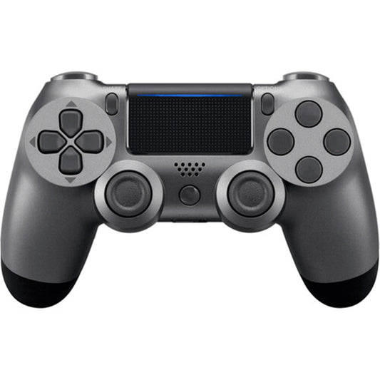 Wireless Controller Compatible with PS4/ Slim/Pro, Vibration Game Controller- Steel black