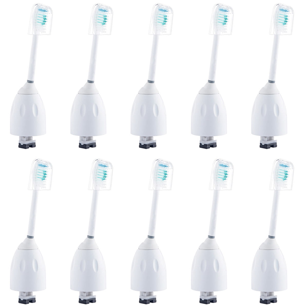 Replacement Toothbrush Heads Compatible with Philips Sonicare Screw-on E-Series Electric Rechargeable Toothbrush, Precision Clean Toothbrush Heads Refills, 10 Pack