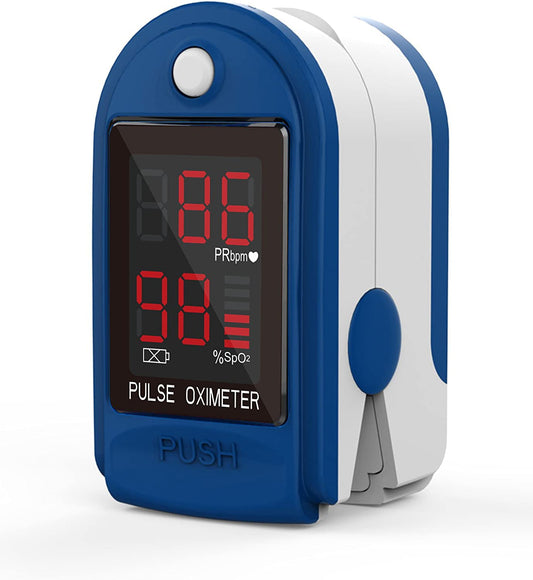 Yadala CMS-50DL Pulse Oximeter Blood Oxygen SpO2 Sports and Aviation Monitor with Lanyard