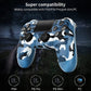 Wireless Controller Compatible with PS4,Vibration Game Joystick Compatible with PS4 - Camouflage blue