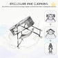 Bassinet for Babies, 4 in 1 Portable Rocking Bassinet with Breathable Net and Harmless Mattress, Quick-Fold Crib for Newborn Girl Boy Infant, Purple