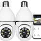 Light Bulb Camera, 2 Pack 5G Wireless WiFi Security Camera 1080p,WiFi Smart 360 Surveillance Camera for Indoor and Outdoor, Light Socket Camera with Real-time Motion Detection,Night Vision
