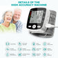 Blood Pressure Monitor, BDUN Rechargable Blood Pressure Machine Wrist, Automatic Digital Blood Pressure Monitor with Voice Broadcast and 180 Memory for Doul User