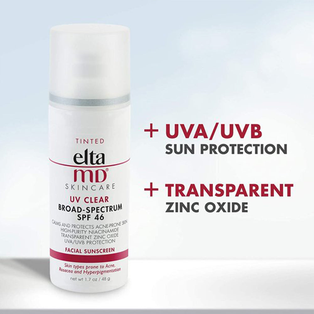 UV Clear SPF 46 Tinted Broad-Spectrum Facial Sunscreen Daily Makeup Broad Spectrum SPF 46 Facial Sunscreen Cream Fit For Elta MD