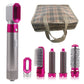 5 in 1 Hair Blower Brush with Hair Volumizer, Hot Air Brush, Scalp Massager, Curler and Straightener