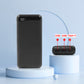 Golego 20000mAh Fast Charging Portable Digital Display Power Bank Multi-U Port Output, Universal , White