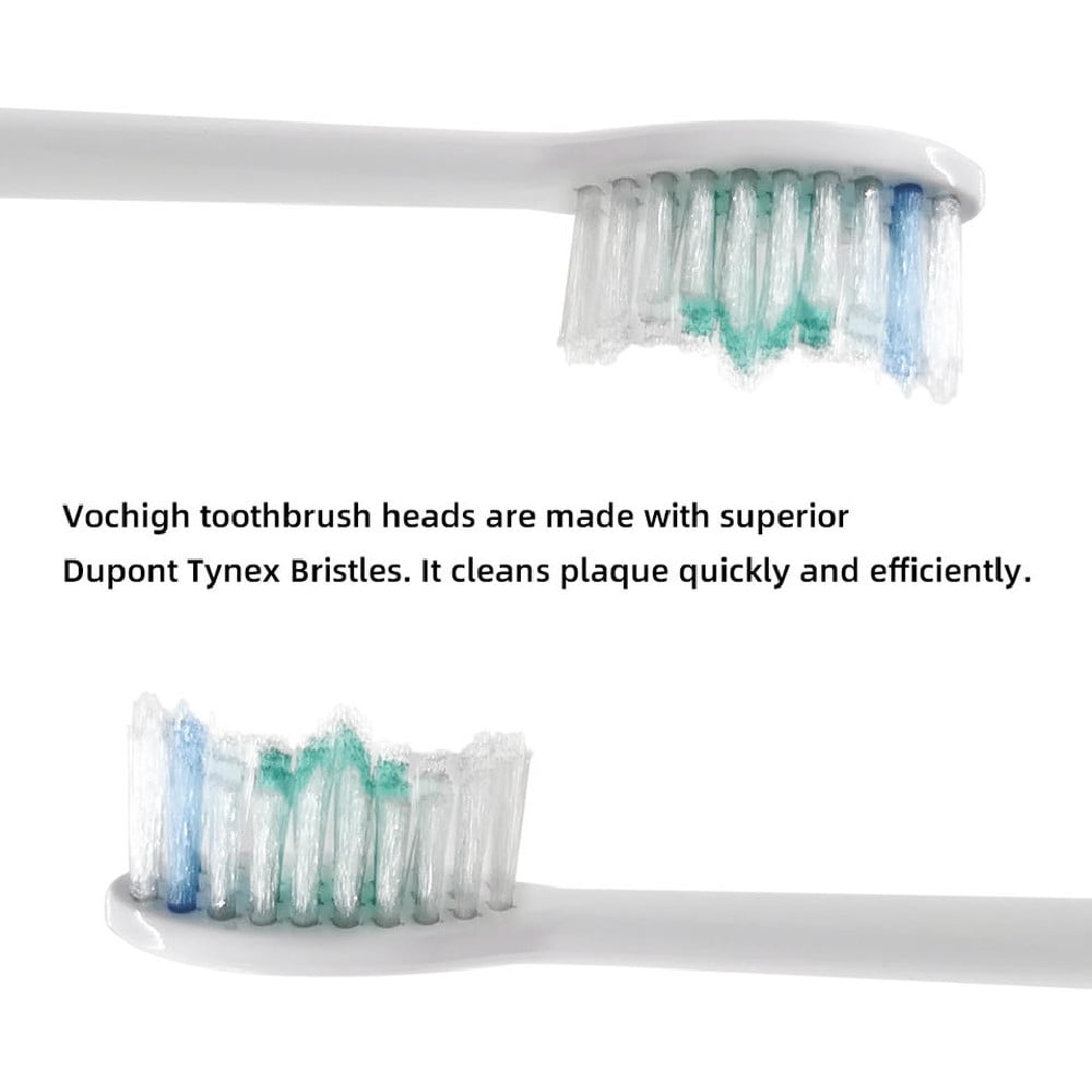 Replacement Toothbrush Heads Compatible with Philips Sonicare Screw-on E-Series Electric Rechargeable Toothbrush, Precision Clean Toothbrush Heads Refills, 10 Pack