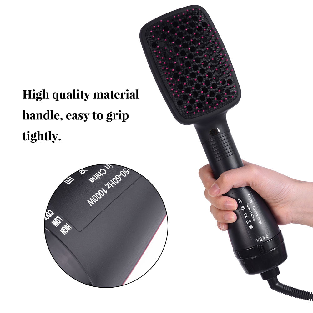 Hair Dryer 2 in 1, One-Step Blow Dryer with Comb, Negative Ion Hair Dryer Detangle, Dry and Smooth Hair