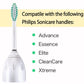 6 Pack New E-Series Replacement Toothbrush Heads for Philips-Sonicare, HX7023/64