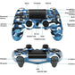 Wireless Controller Compatible with PS4,Vibration Game Joystick Compatible with PS4 - Camouflage blue