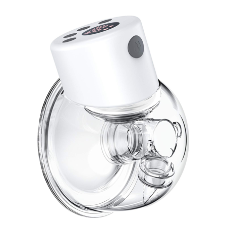 Yadala  2PC Wearable Breast Pump, Portable Hands-Free Electric Breastfeeding Pump 24mm White