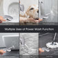 Handheld Shower Head, 6-Mode High Pressure Shower Head with Handheld, Built-in Power Wash to Clean Tub, Tile, Bidet & Pets, Adjustable Shower Holder