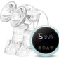 Double Electric Breast Pump, Hospital Grade Breast Pump, 3 Modes and 9 Levels Pain Free Strong Suction Power, Super Quiet