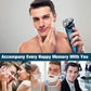 Electric Razor for Men, 2 in 1 Mens Electric Shavers, Dry Wet Waterproof Rotary Shaver Razors
