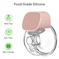 Yadala Wearable Ultra-Quiet Pain Free Breast Pump Electric Hands-Free Portable Breastfeeding Breastpump with 2 Mode & 5 Levels, 24mm-Pink