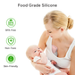 Yadala Double Electric Wearable Breast Pump - Portable Massage Hands Free Invisible Breastfeeding Breast Pump, Splash Resistant Ultra Quiet Painless Breast Pump, 24mm - Pink