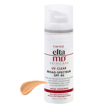 UV Clear SPF 46 Tinted Broad-Spectrum Facial Sunscreen Daily Makeup Broad Spectrum SPF 46 Facial Sunscreen Cream Fit For Elta MD
