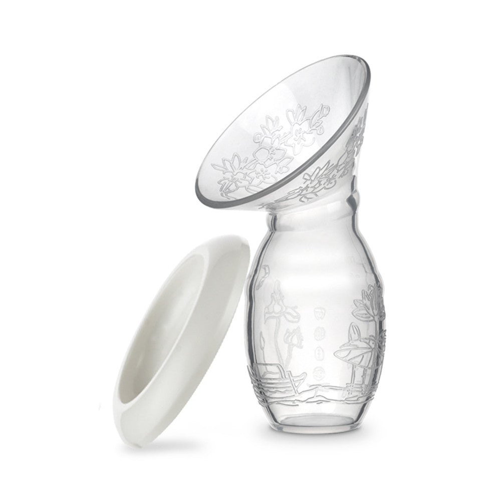 Silicone Breastfeeding Manual Breast Pump Milk Pump 100% Food Grade Silicone BPA PVC and Phthalate Free