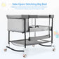 Baby Bassinets, Laverner 4 in 1 Baby Bassinet,Portable Infant Bedside Crib for Newborn with Storage Basket and Wheel for Newborns Girl Boy Infant