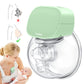 Yadala - S9 Portable Wearable Electric Breast Pump for Baby Feeding, 24mm ,Green