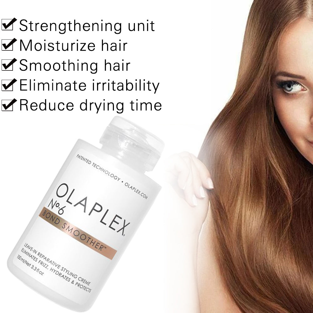 No. 6 Bond Smoother, Hair Repair Masque Leave-In Reparative Styling Cream 100ML