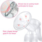 Yadala Manual Breast Pump, Portable Manual Postpartum Breast Pump Breastfeeding, Baby Feeding Pumps & Accessories, White