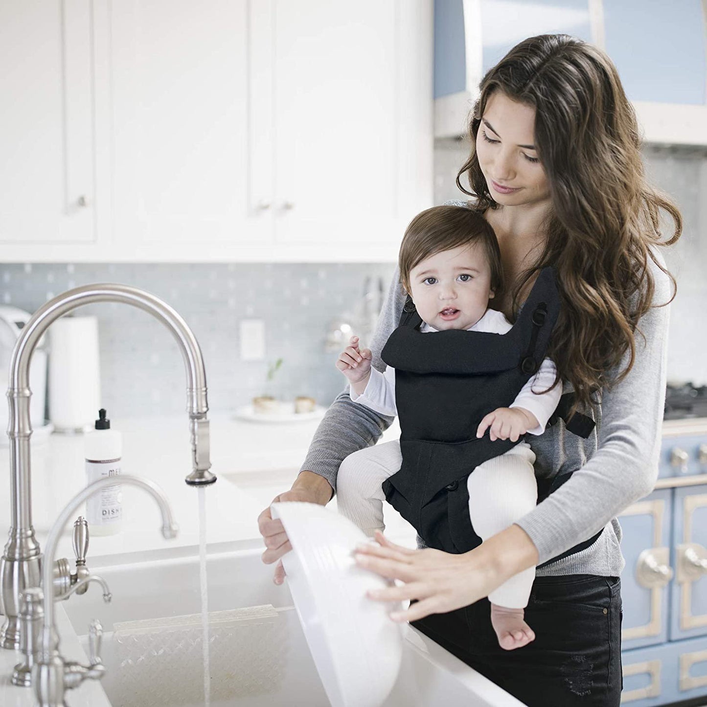 Baby Carrier, OMNI 360 All-in-One Ergonomic Baby Carrier-Black
