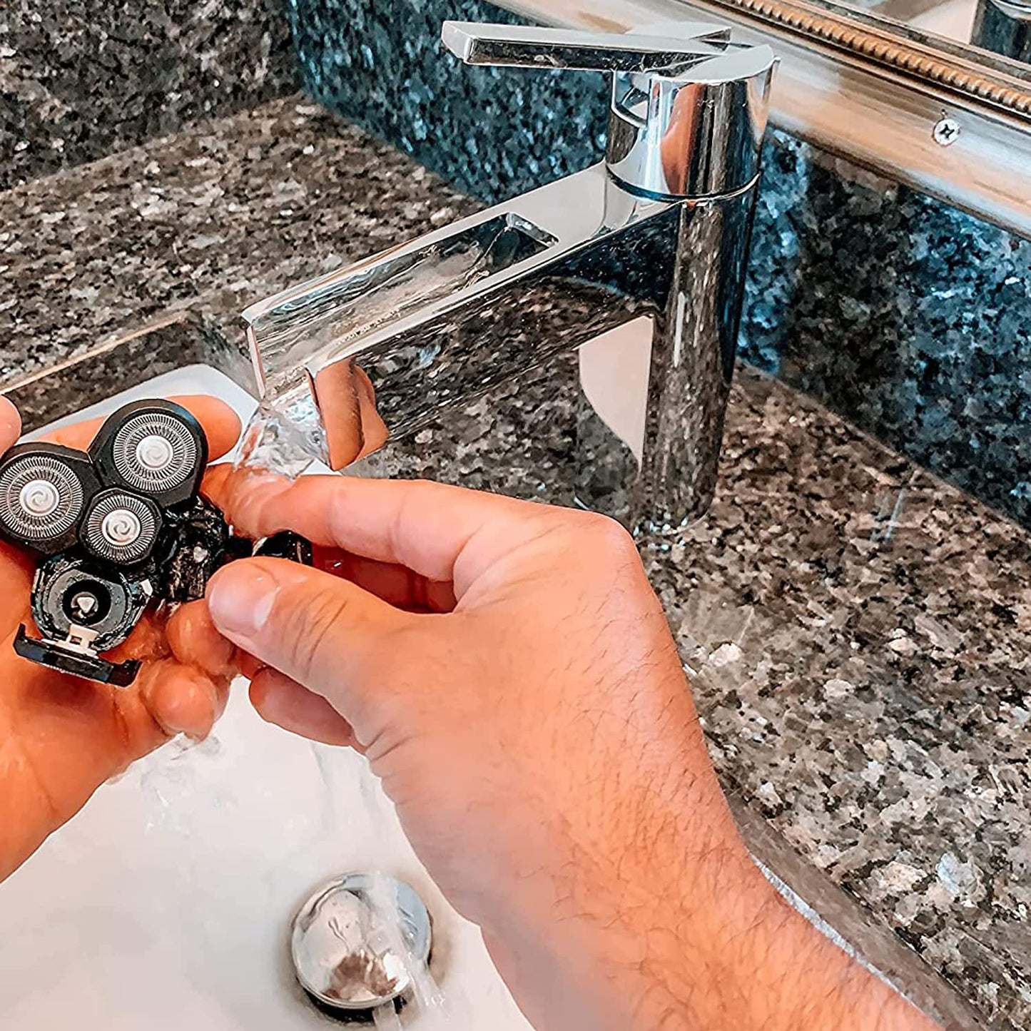 Byfumay Blade Refills, Sharp and Fresh Flexible Stainless Steel Replacement Blades for The Electric Head Hair Rotary Shaver