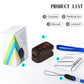 Pulse Oximeter Fingertip, Blood Oxygen Saturation Monitor Fingertip, Fast Sp O2 Reading Oxygen Meter, Finger Pulse Ox Monitor